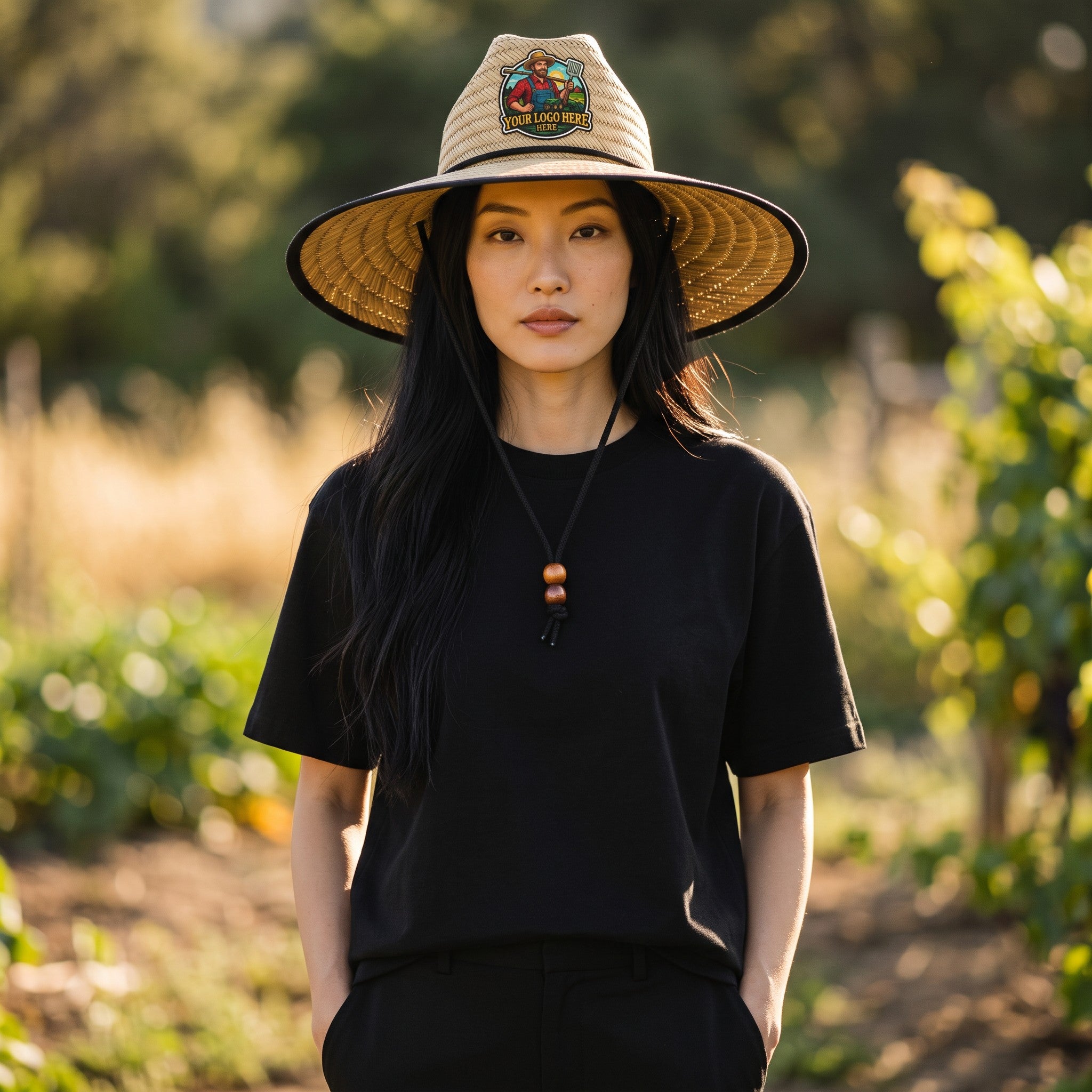 Custom Straw Hat Full Color